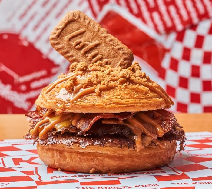burger Lotus en the krusty krab burger